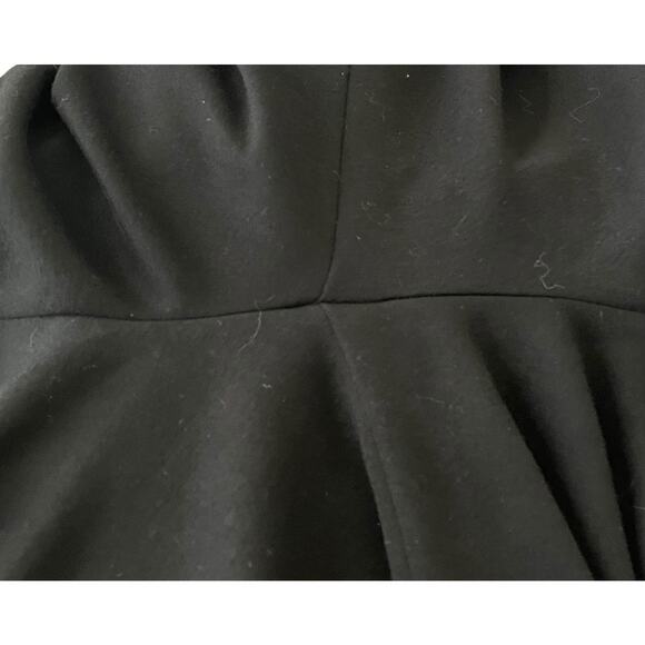 WHY (DRESS) HI-RISE WIDE LEG SIDE ZIP DRESS PANTS, WOMANS, M-BLACK-WHITE STRIPES - Picture 9 of 12